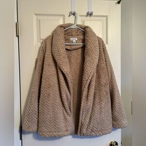 Calvin Klein Women's Cozy Tan Jacket